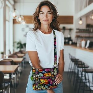 Vera Bradley Jazzy Blooms NWT multi colored crossbody bag- summer casual